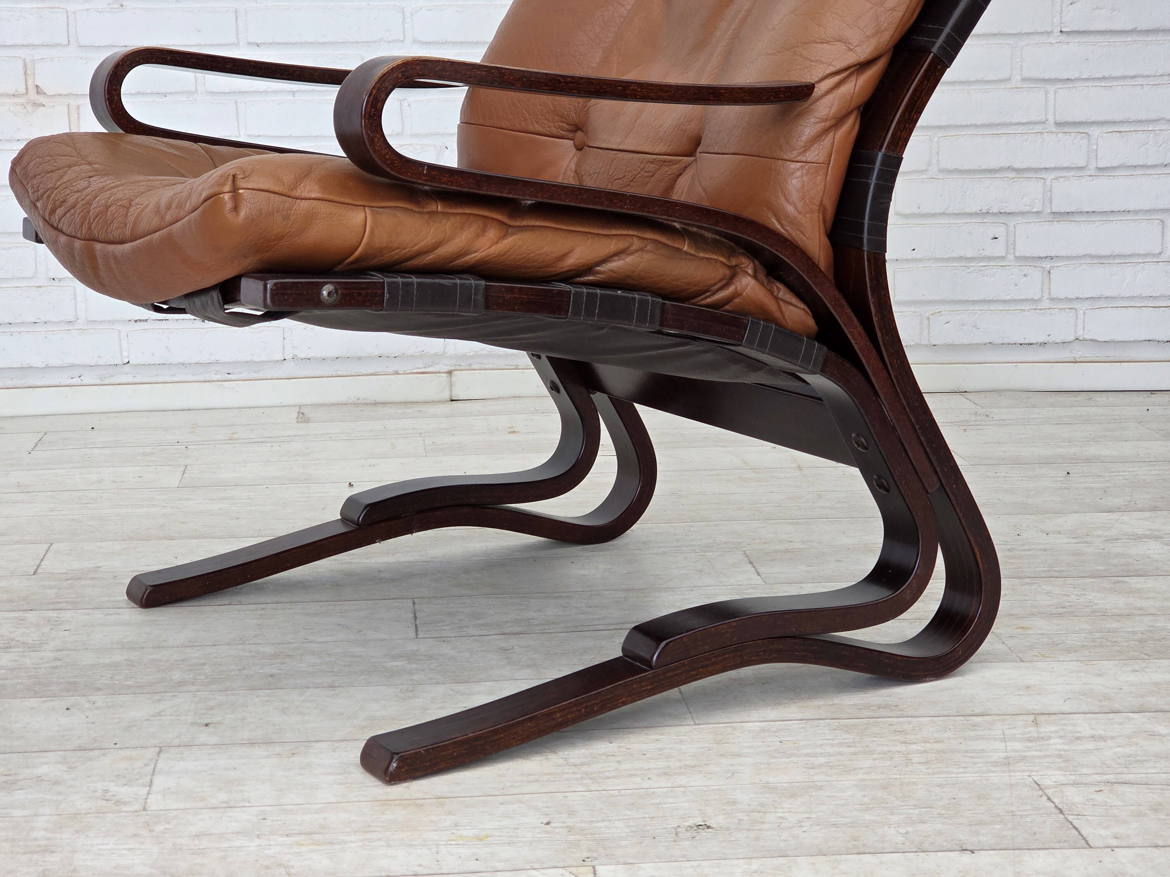 1970s, Norwegian design by Else & Nordahl Solheim, set of 2 chairs.