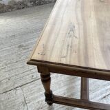 2m walnut drapery farm table