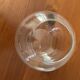 Round glass vase