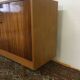 Buffet en bois clair et palissandre années 60