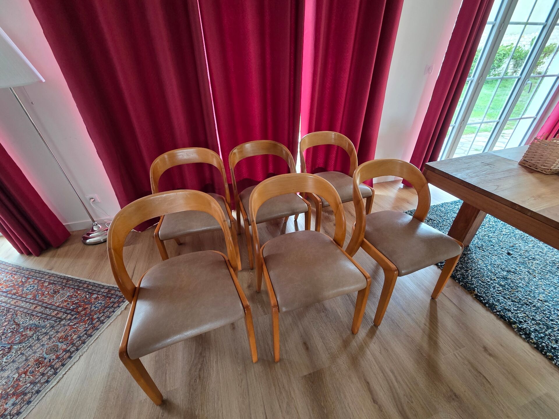 6 Baumann Gondole chairs