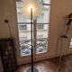 Rare designer dial lamp in cast steel