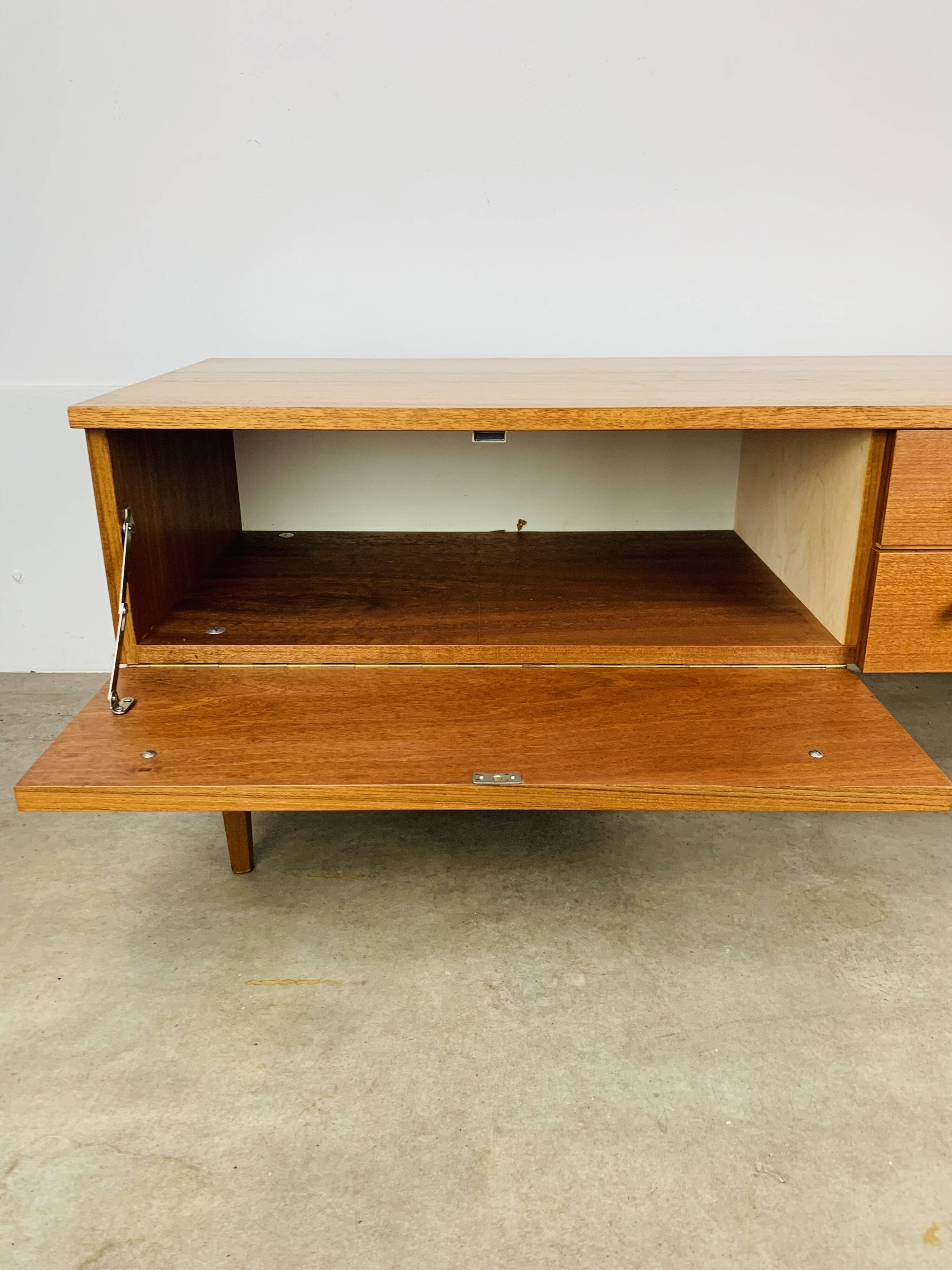 Vintage Scandinavian teak sideboard from the 1960s, TV stand