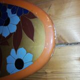 Art Deco oval mirror 100x38cm