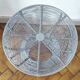 Vintage metal stool / side table