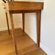 Vintage wooden desk from the 50s and 60s, made in France