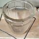 1950s frosted glass ice bucket
