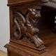 Narrow Oak Display Cabinet, Louis XIII style – Late 19th century