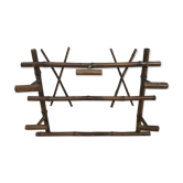 Door old 5 hooks in bamboo vintage coat