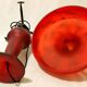 Champignon art-nouveau lamp signed schneider charles - foot and lampshade in glass paste