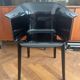 Black "Papyrus" armchair designed by Ronan and Erwan Bouroullec vintage