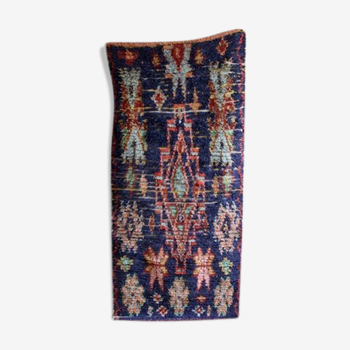 Tapis azilal vintage tissé main en laine 194x190cm