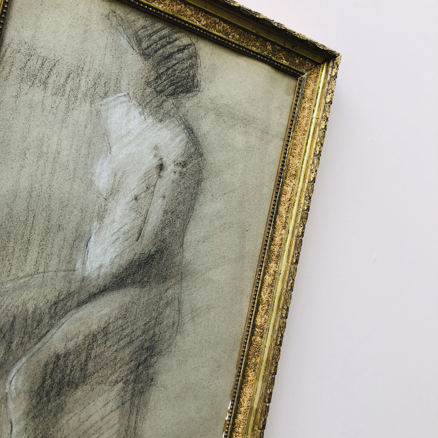 Drawing 30s "The seated woman"