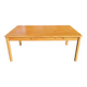 Rectangular coffee table in solid pine wood.
