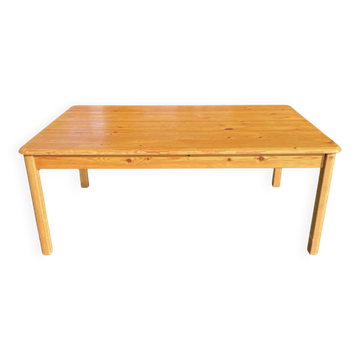 Table basse rectangulaire en bois massif pin