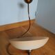 Ceiling lamp suspension brand C.V.L model Cogolin glass and brass