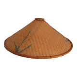 Wicker lampshade
