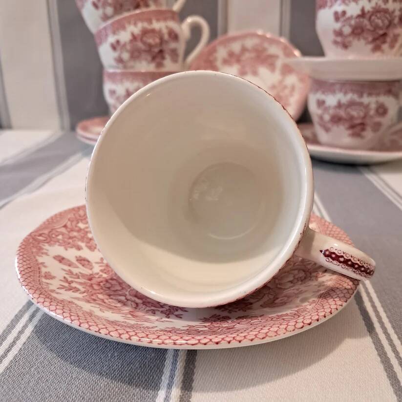Coffee service "Asiatic Pheasants" 6 cups and saucers