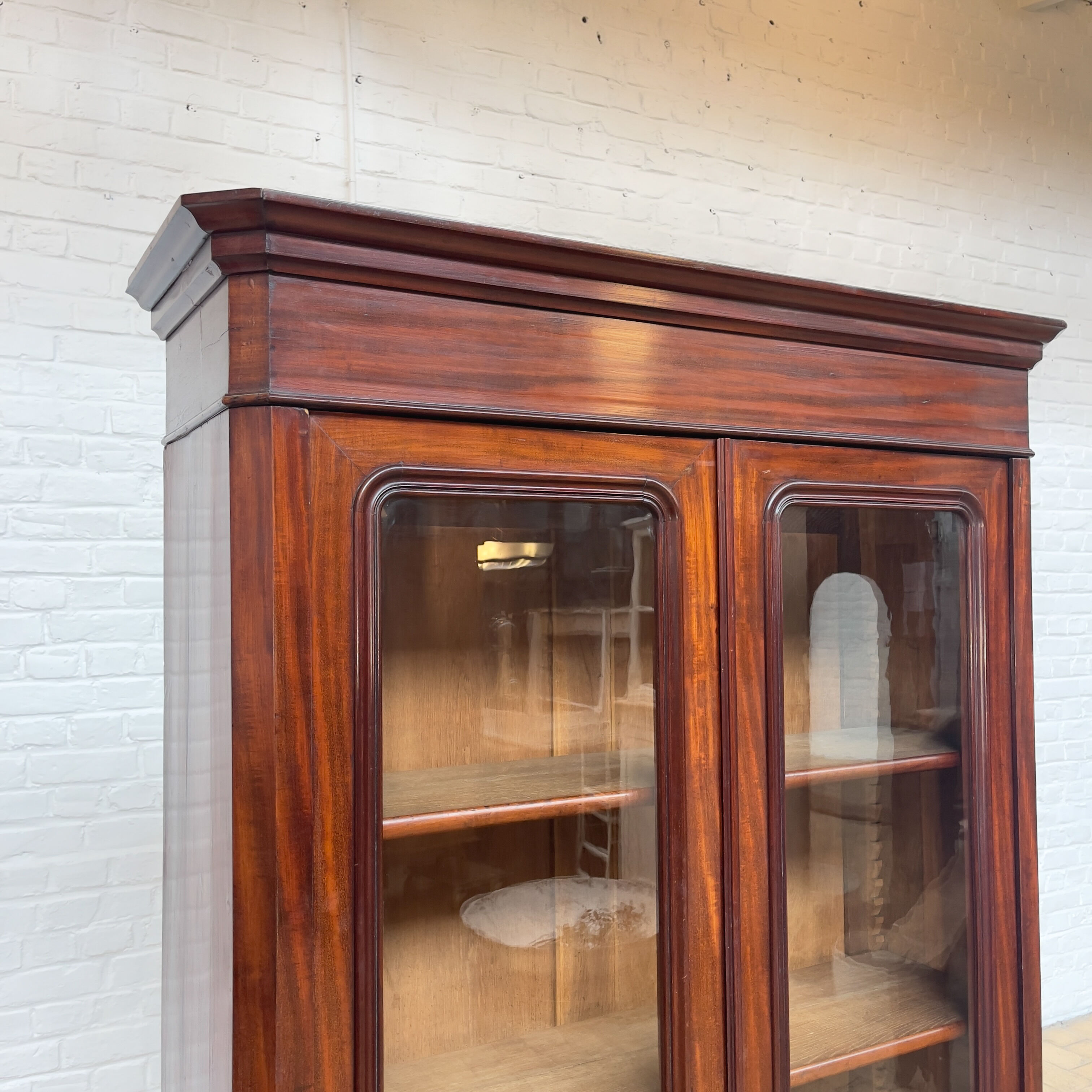 PAIR OF MAHOGANY LIBRARIES EARLY XXTH