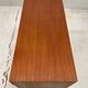 Teak Tambour Door Cabinet By Kai Kristiansen For Feldballes