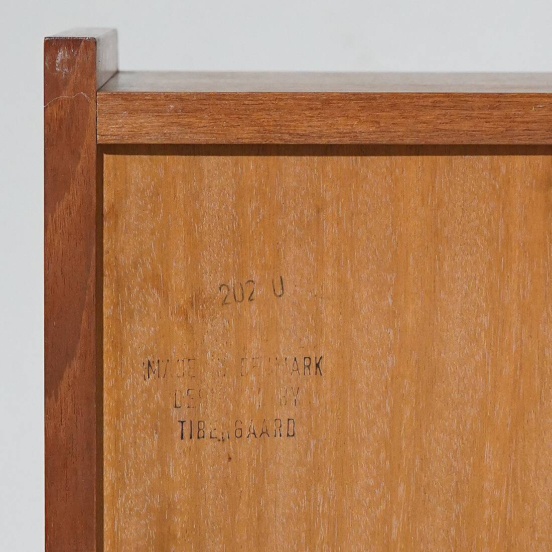 Teak secretaire by Gunnar Nielsen Tibergaard for Tibergaard, 1960s