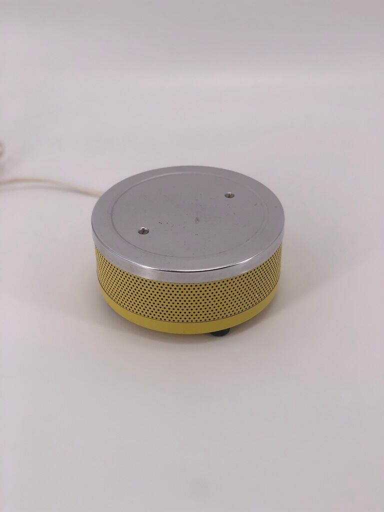 Night light in yellow perforated