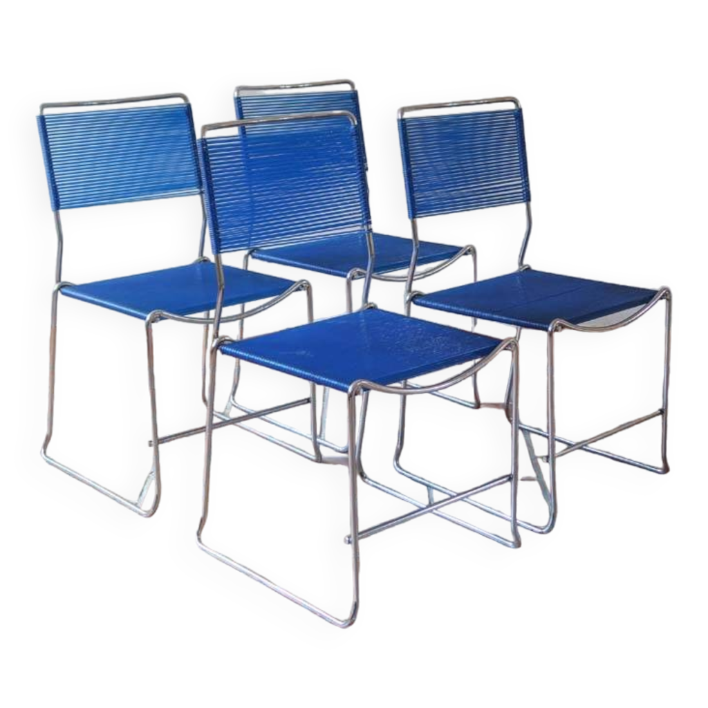 Giandomenico Belotti Sedie Alias “Spaghetti” Chairs By