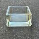 Lumax glass block tray - lumax charlotte perriand ashtray