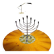 Menorah en fer forgé et battu suéde 1950