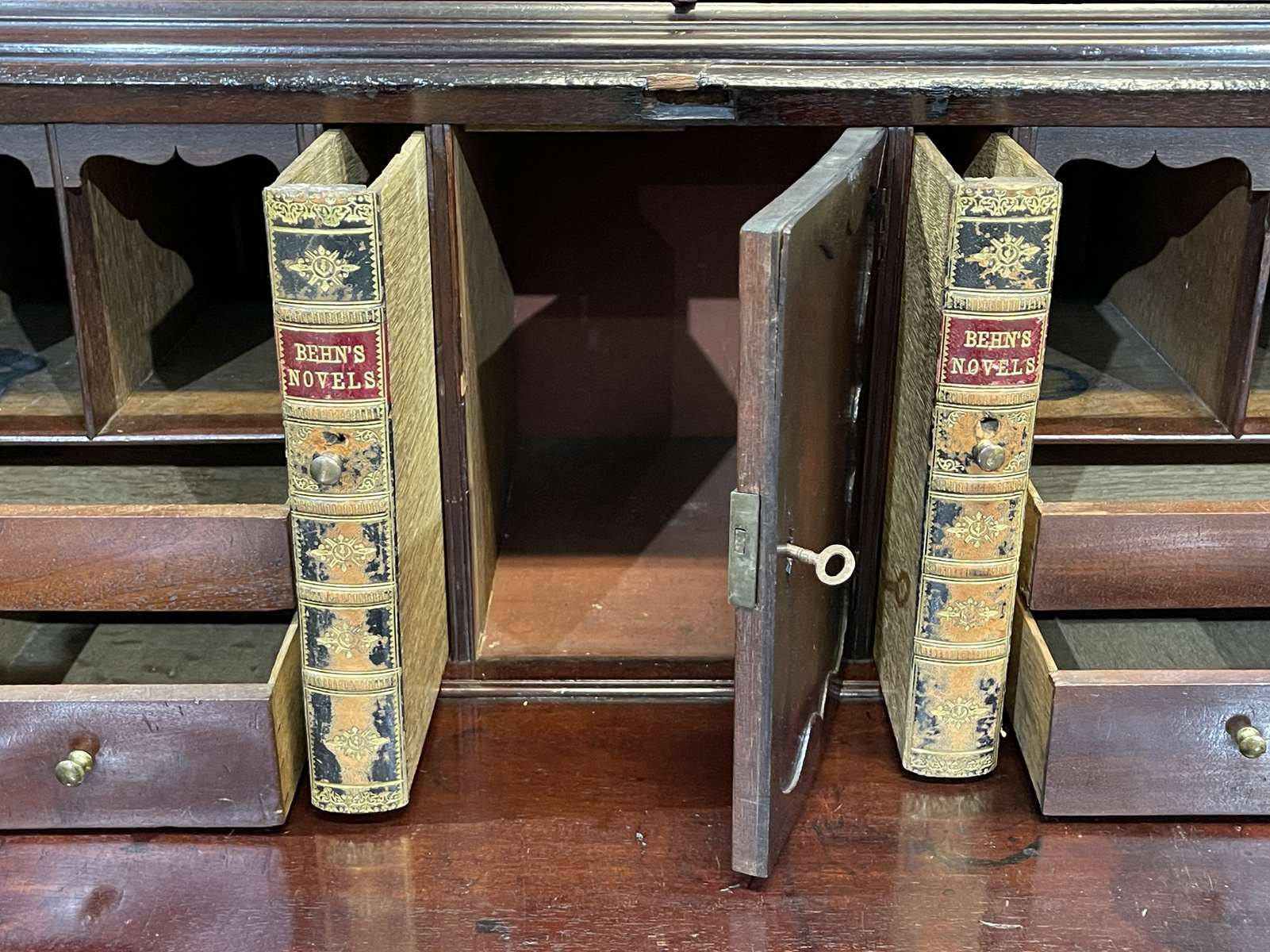 English mahogany scriban nineteenth