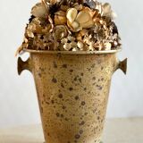 Pyrite stoneware ice bucket 1970