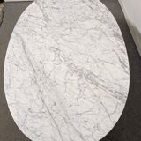Oval marble coffee table by Horst Brüning, 1960s-1970s