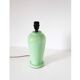 Vintage water green ceramic foot lamp with “fruit” printed lampshade