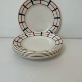 6 vintage plates