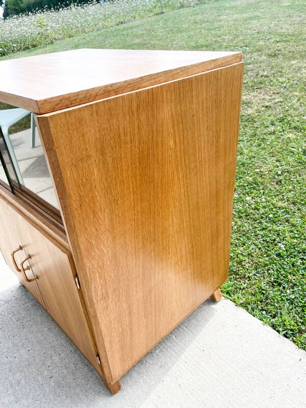 Meuble d'appoint , bar ou HI FI , pieds compas