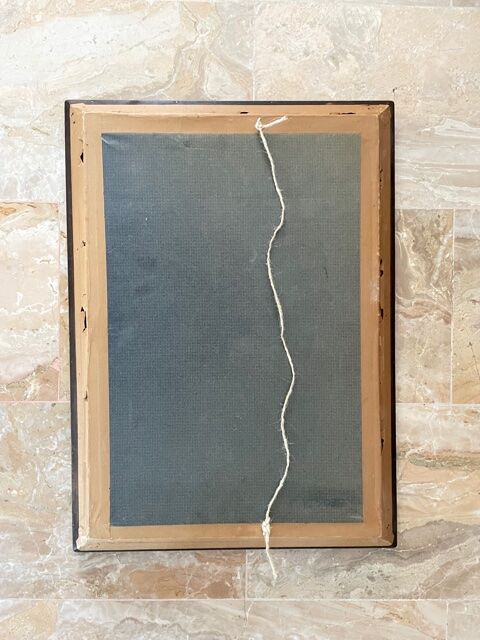 Tableau "Marine" huile sur panneau signée