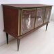 Meuble bar italien du milieu du siècle, Umberto Mascagni pour Harrods Londres, années 1950