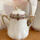 Coffee service in porcelain vignaud limoges - 1950