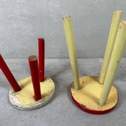Vintage set of plant tables/stools