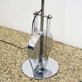 Paolo Tilche tilting floor lamp in chrome metal, 1970s