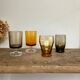8 petits verres vintage dépareillés