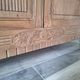 Wardrobe, oak linen cupboard from 1920.