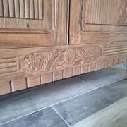 Wardrobe, oak linen cupboard from 1920.