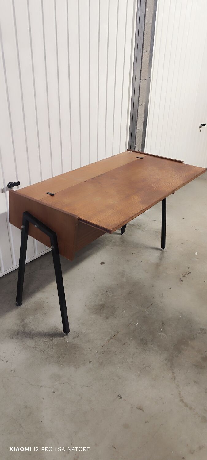 Vintage console / side table – Old knitting machine furniture