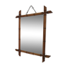 Antique Vintage Faux Bamboo French Mirror 44x58cm