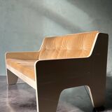 Mid-century 2-seater bench from the 60s