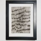 Dessin abstrait 2 noir et blanc au fusain