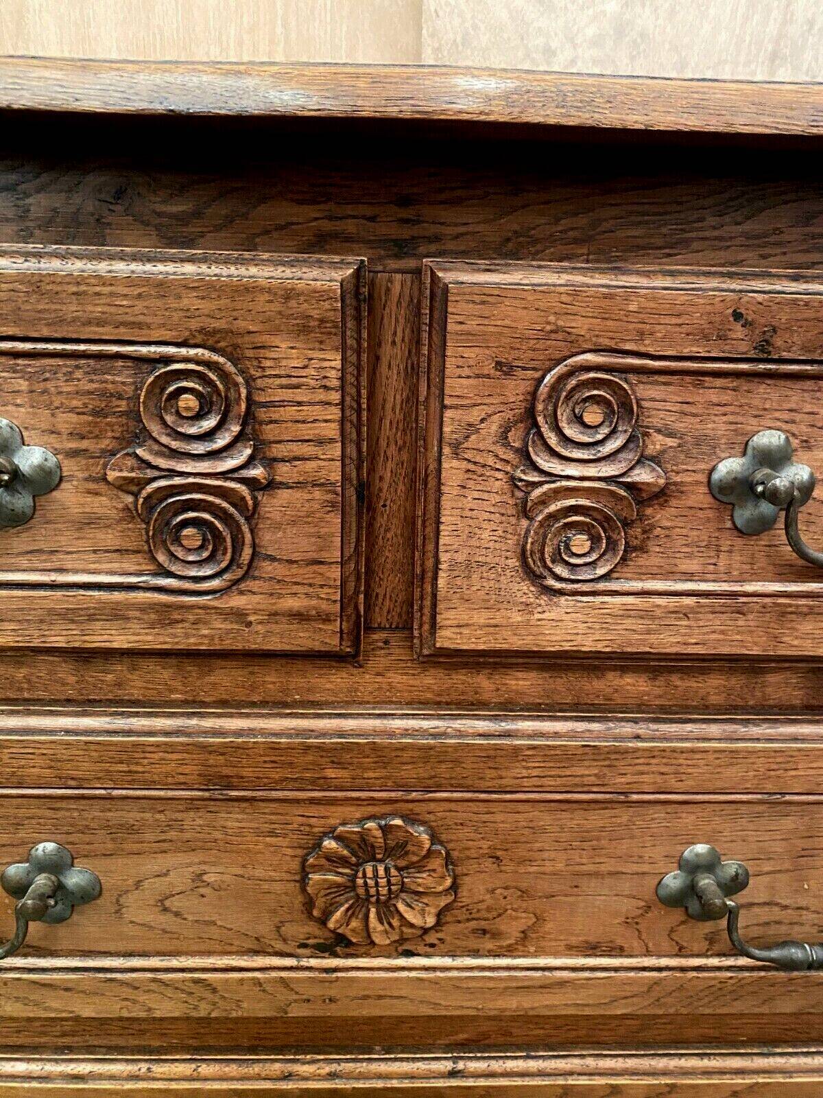 Neo rustic chest of drawers Louis XV XX century