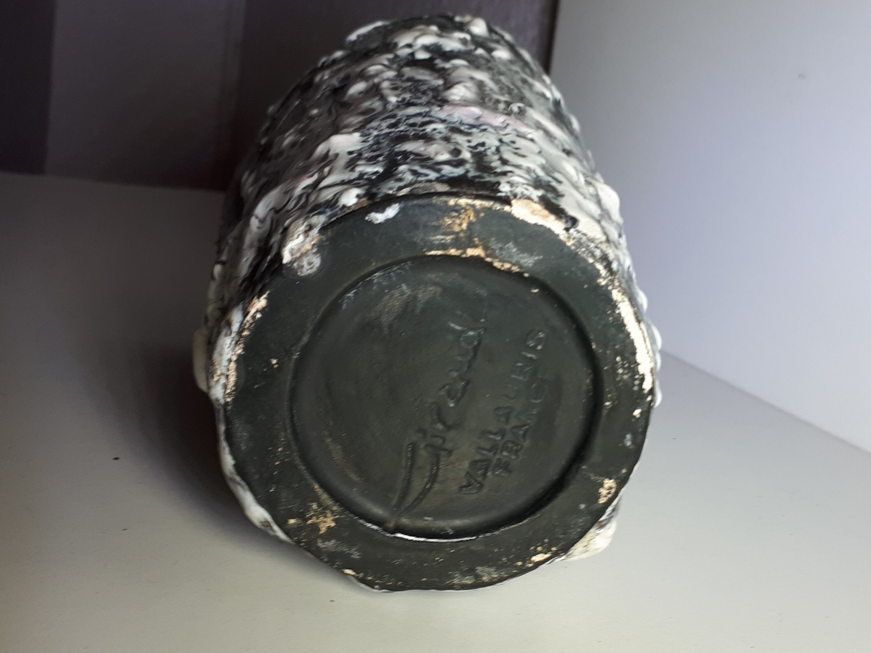 Vase XXème signé Giraud