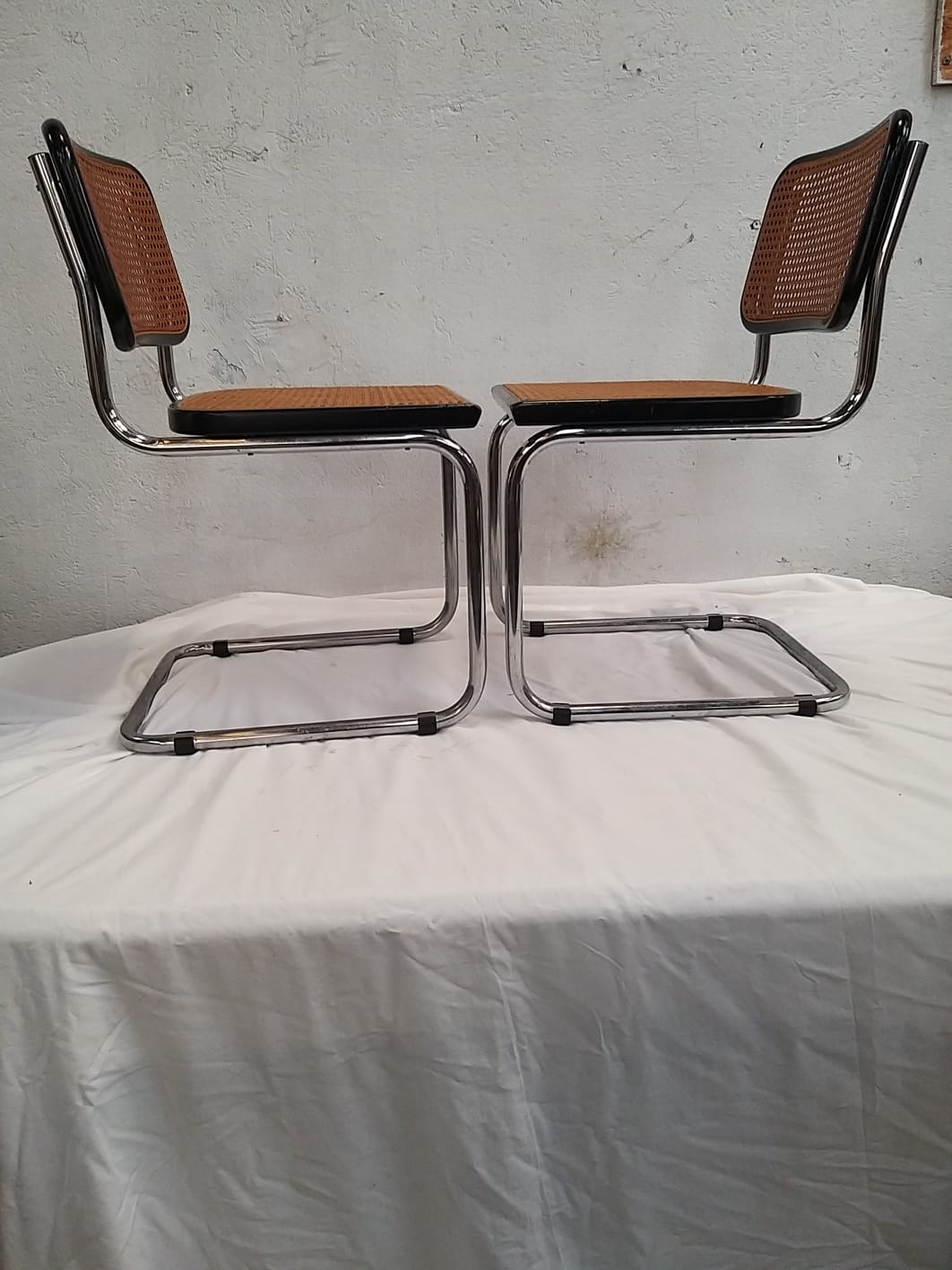 Series of 6 chairs b32 by Marcel Breuer